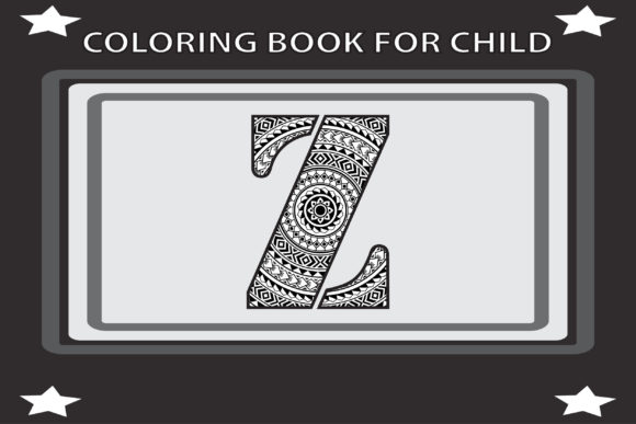 Alphabet Coloring Book for Kids - Z