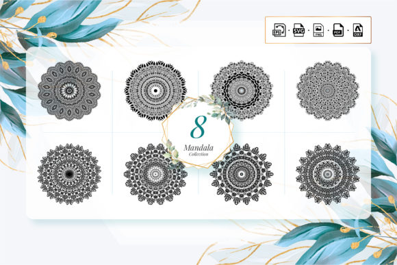 Coloring Mandala Book for Kdp Vol 102: Graphics & Coloring Pages Amp