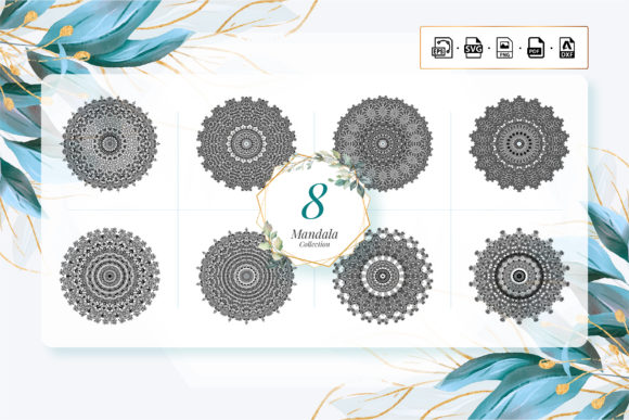 Coloring Mandala Book for Kdp Vol 130: Graphics & Coloring Pages Amp