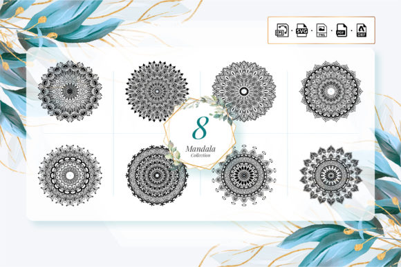 Coloring Mandala Book: Graphics & Coloring Pages Amp