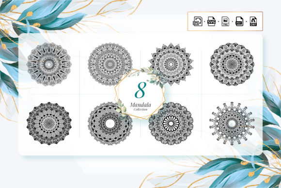 Coloring Mandala Book Vol 30: Graphics & Coloring Pages Amp