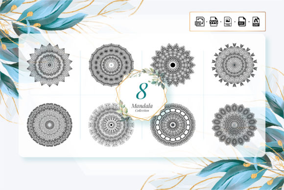 Coloring Mandala Book Vol 40: Graphics & Coloring Pages Amp