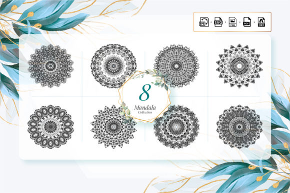 Coloring Mandala Book Vol 69: Graphics & Coloring Pages Amp