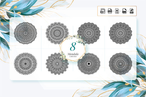 Coloring Mandala Book Vol 92: Graphics & Coloring Pages Amp