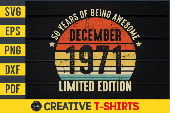 December 1971 – 50th Birthday Gifts