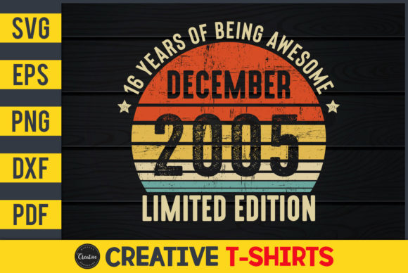 December 2005 - 16th Birthday Graphics & Print Templates