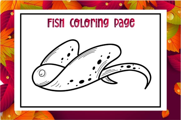 Fish Coloring Page: Graphics & KDP Keywords Review
