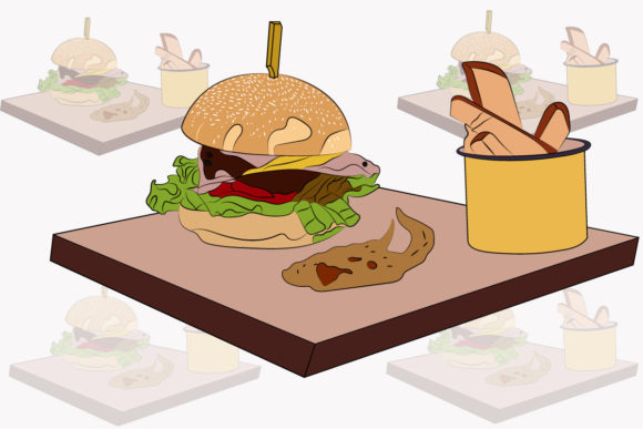 Food Coloring Book for Kids Graphics for Branding & Coloring Pages Amp