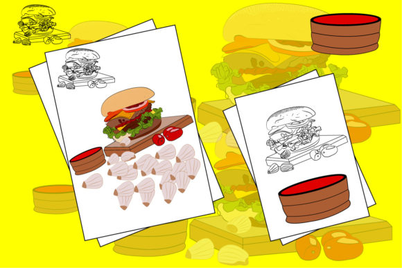 Food Coloring Pages