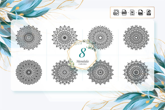 Mandala Coloring Book for Kdp Vol 28 for Crafts & Graphics