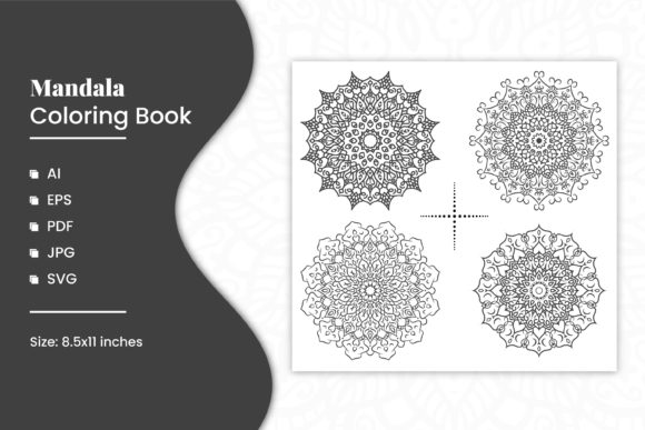 Mandala Coloring Bundle for Kids Graphics & Coloring Pages Amp