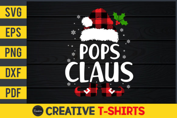 Pops Claus Graphics & Print Templates